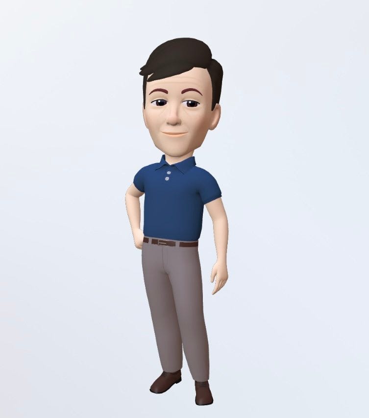 Example of a virtual avatar