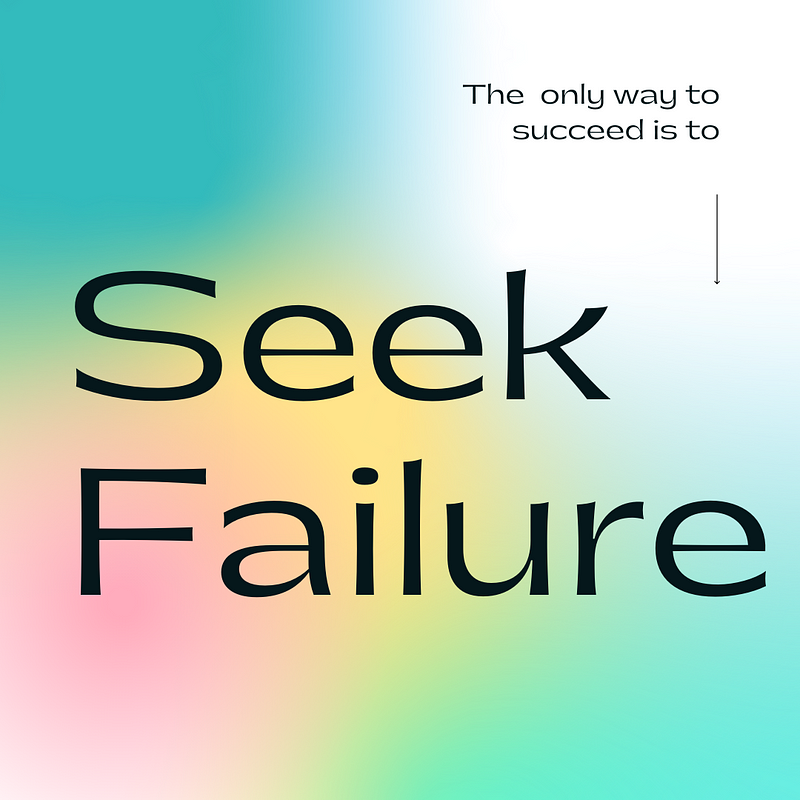 Overcoming the fear of failure