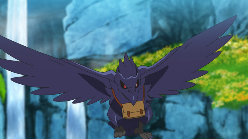 Corviknight in the anime