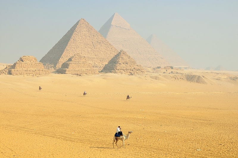 Archaeological findings related to pyramid construction