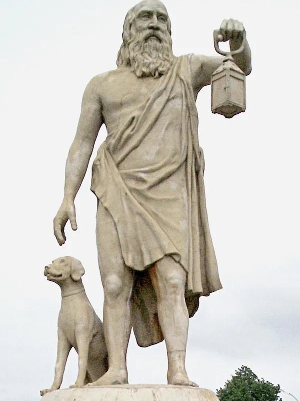 Diogenes of Sinope, Antisthenes’ Faithful Companion