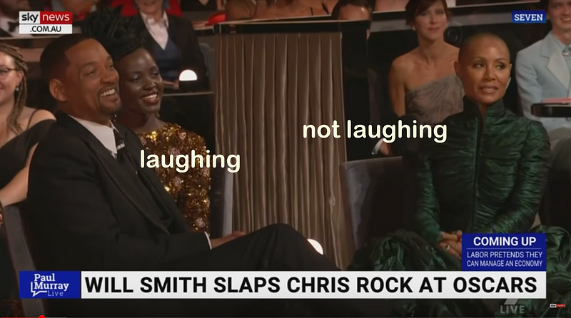 Will Smith's Reaction to Chris Rock's Joke