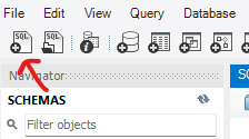 Opening a New SQL File in MySQL Workbench