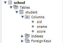 Table Columns Displayed in MySQL Workbench