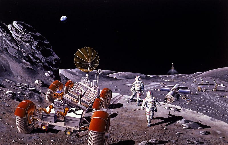 Lunar research station collaboration