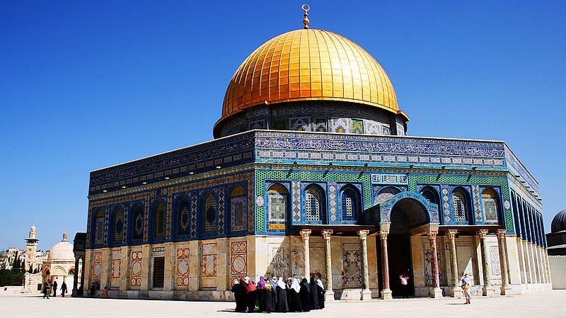 Dome of the Rock, a site of historical significance