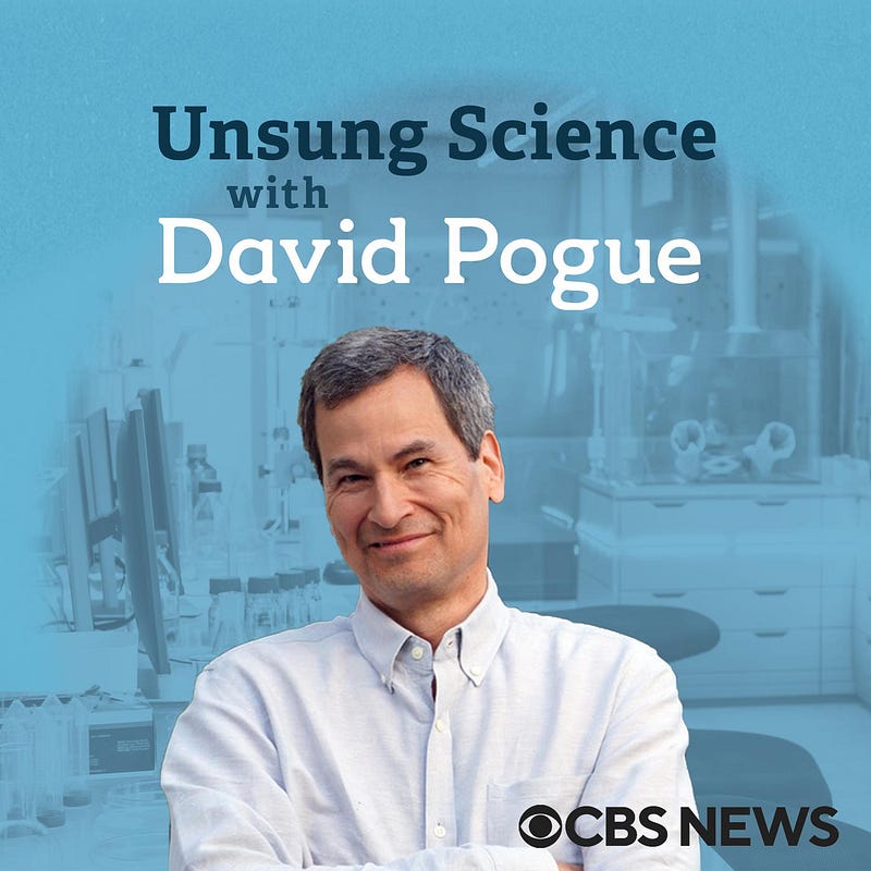 David Pogue, renowned host of Unsung Science podcast