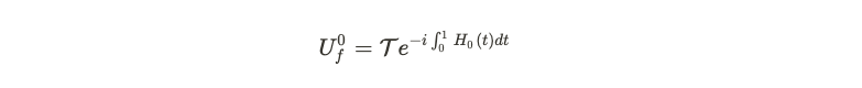 Floquet operator representation for unperturbed Hamiltonian