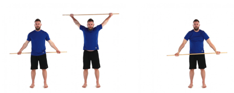 Dowel Passovers for shoulder mobility