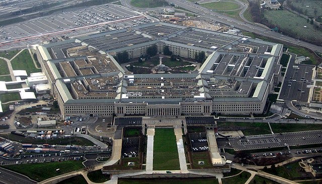 Image of the Pentagon, headquarters of the U.S. Department of Defense