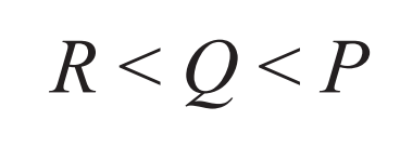 Area comparisons of the functions