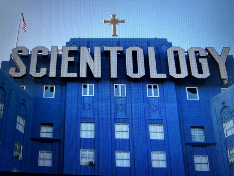 A representation of the Church of Scientology's influence